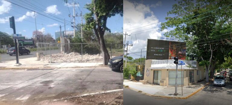 GOBIERNO DE VILA AL ESTILO GANSTERIL DURANTE LA MADRUGADA DESTRUYEN «PONTE XUX» #MÉRIDA