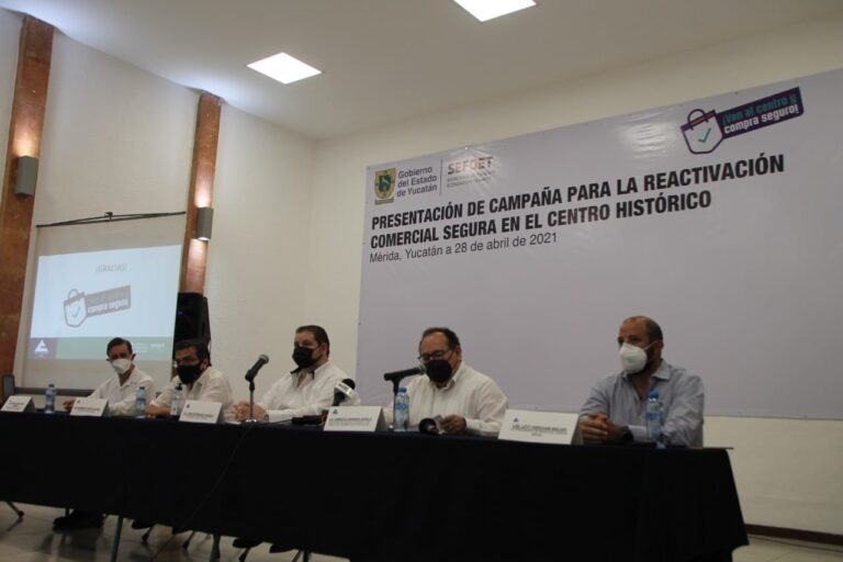 CANACO MÉRIDA PRESENTA LA CAMPAÑA “VEN AL CENTRO Y COMPRA SEGURO”