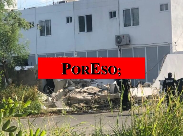 Derrumba un predio en Sodzil Norte la explosión de tanque de gas