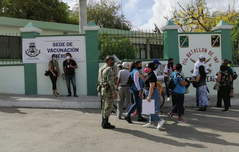 A REVENTAR MÓDULOS PARA SEGUNDA DOSIS EN MÉRIDA
