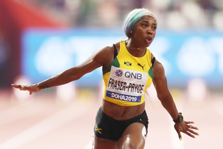 JAMAIQUINA FRASER-PRYCE 100 MTS EN 10.63 SEG