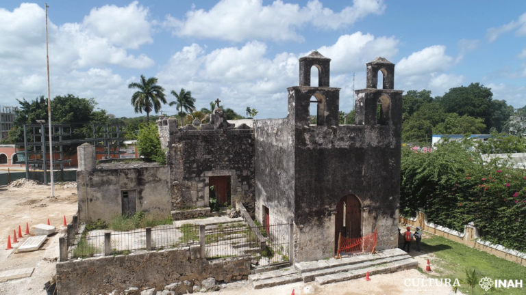 Restos de muros, entierros humanos y elementos prehispánicos  fueron descubiertos por el INAH en Pisté, Yucatán