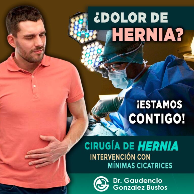 ¿Dolor de hernia?