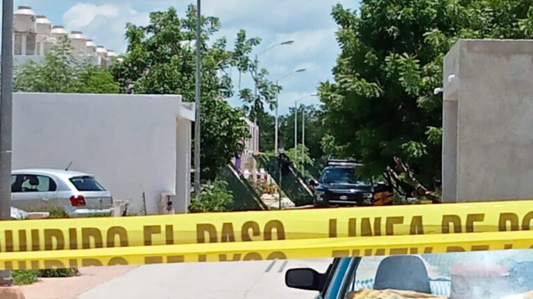 Asesinan a Mujer en Fraccionamiento de Mérida